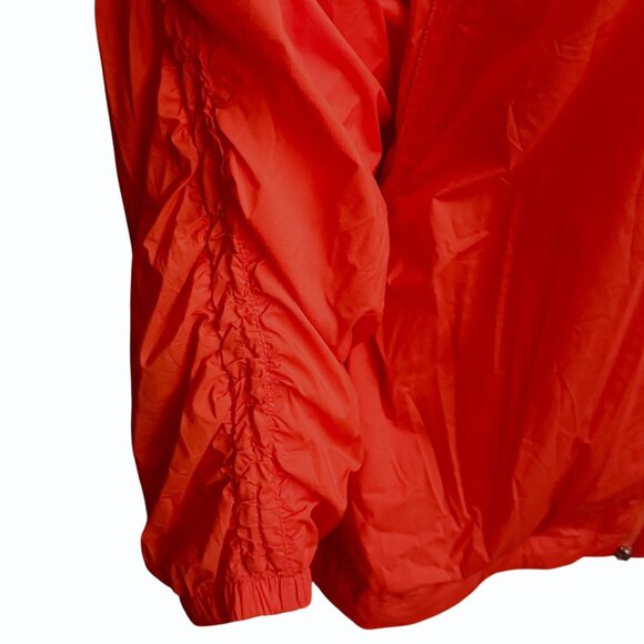 Athleta Expedition Hike Shell Jacket Womens Plus 2X Vermillion Orange Gorpcore - Picture 2 of 9